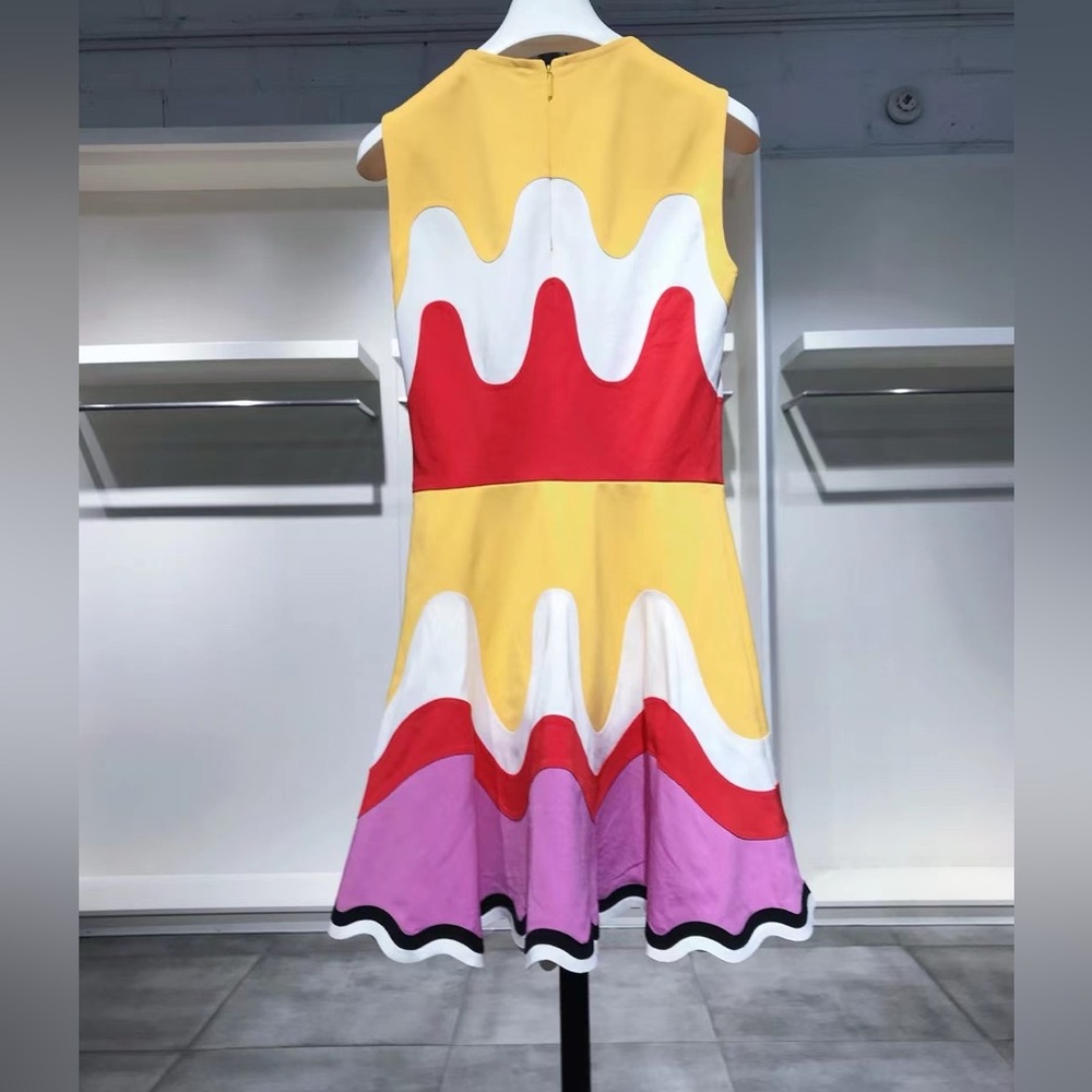 US 2 EMILIO PUCCI Color Printed Dress NWT - Picture 8 of 8